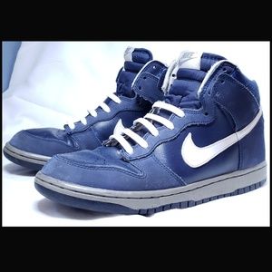 Nike Blue Mid Top Sneakers